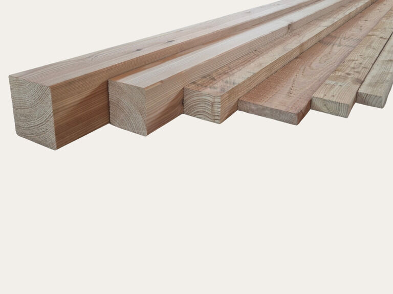 Kantholz bzw. Bohle aus Gebirgslärche