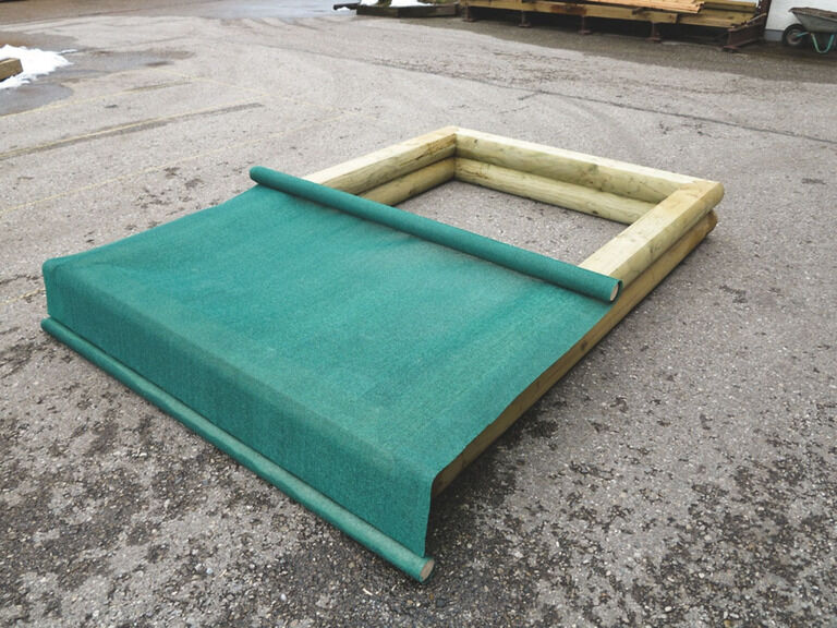 Abdeckung für Sandkästen